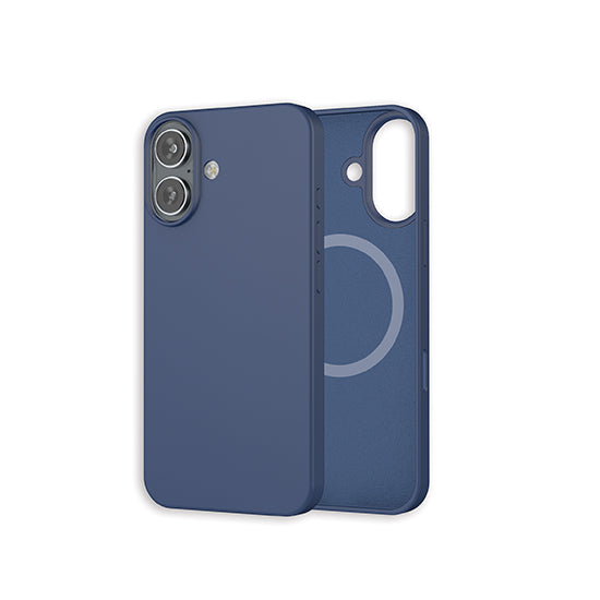 Capa de silicone MagSafe iPhone 16 Azul