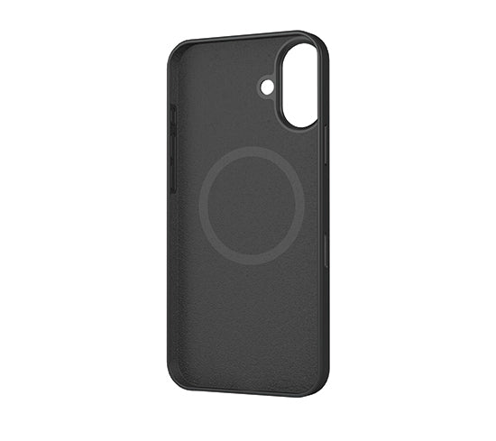 Capa de silicone MagSafe iPhone 16 Plus Preta