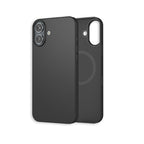 Capa de silicone MagSafe iPhone 16 Plus Preta