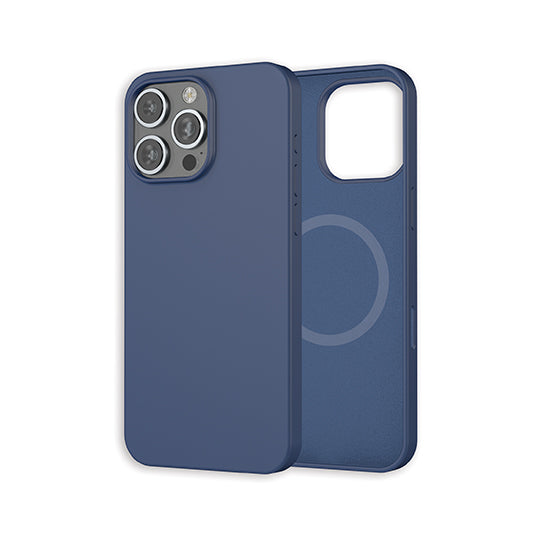 Capa de silicone MagSafe iPhone 16 Pro Max Azul