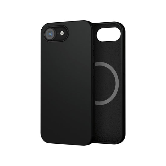 Capa de silicone MagSafe iPhone 16e / 17e Preto
