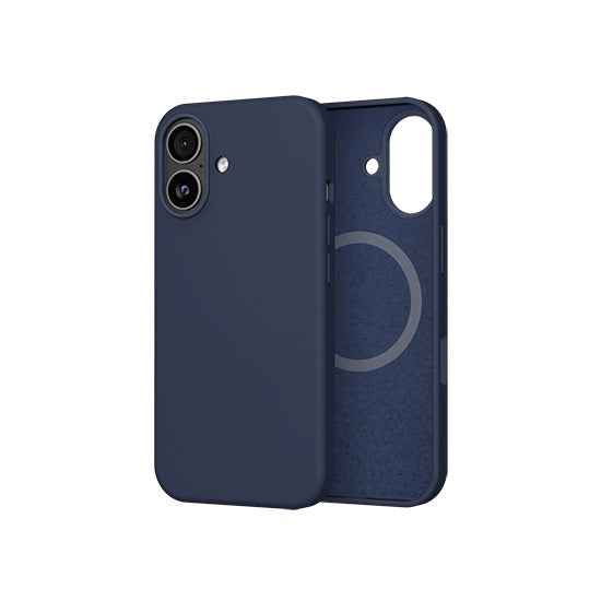 Capa de silicone MagSafe iPhone 17 Azul