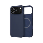 Capa de silicone MagSafe iPhone 17 Pro Max Azul