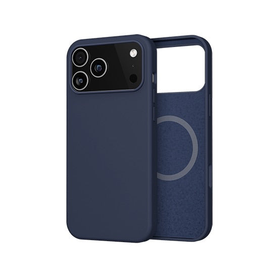 Capa de silicone MagSafe iPhone 17 Pro Max Azul