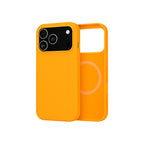 Capa de silicone MagSafe iPhone 17 Pro Laranja