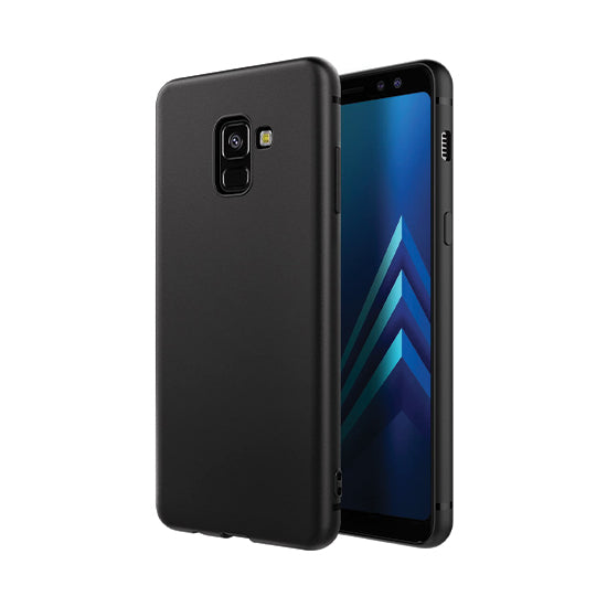 Capa TPU Samsung A8 Preto Polybag