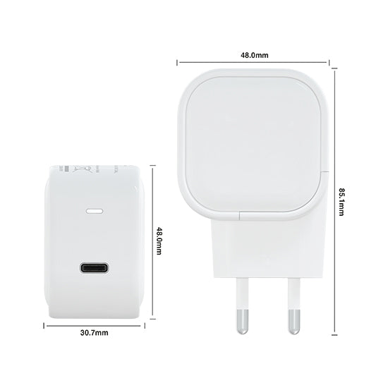 Carregador 70W USB-C PD Branco