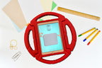 E.V.A. Kids round iPad 9.7 (2017/18 - 5th/6th gen) Vermelha Polybag