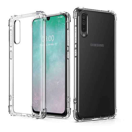 Capa Air Cushion Samsung A50 Transparente Polybag