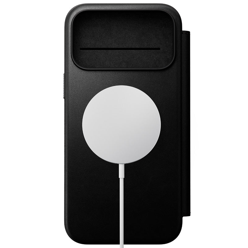 Modern Leather Folio iPhone 18 Pro Max Preto