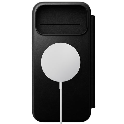 Modern Leather Folio iPhone 18 Pro Max / 17 Pro Max Preto