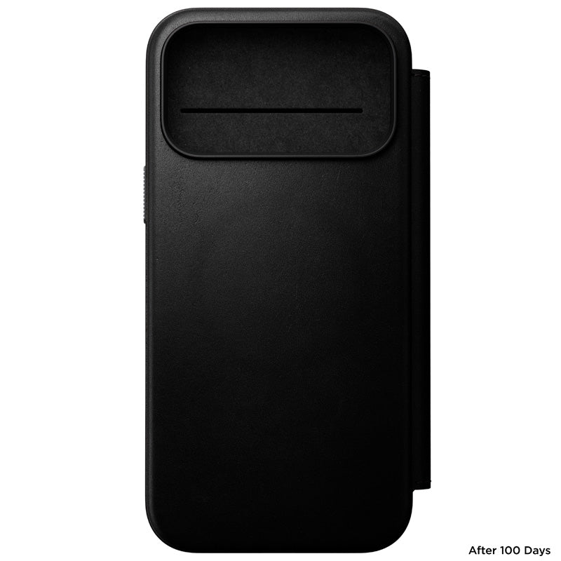 Modern Leather Folio iPhone 18 Pro Max Preto