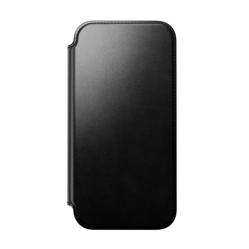Folio de Couro Modern Horween iPhone 18 Pro Max / 17 Pro Max Preto
