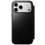 Folio de Couro Modern Horween iPhone 18 Pro Max / 17 Pro Max Preto
