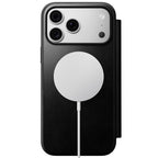 Folio de Couro Modern Horween iPhone 18 Pro Max / 17 Pro Max Preto