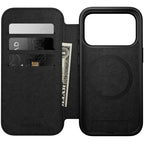 Folio Modern de couro iPhone 18 Pro English Tan