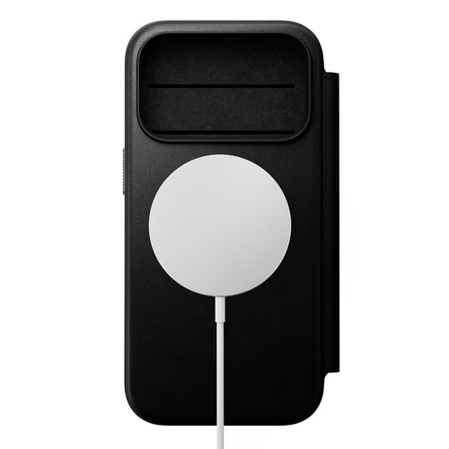 Modern Leather Folio iPhone 18 Pro / iPhone 17 Pro Preto