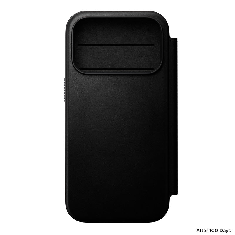 Modern Leather Folio iPhone 18 Pro Preto