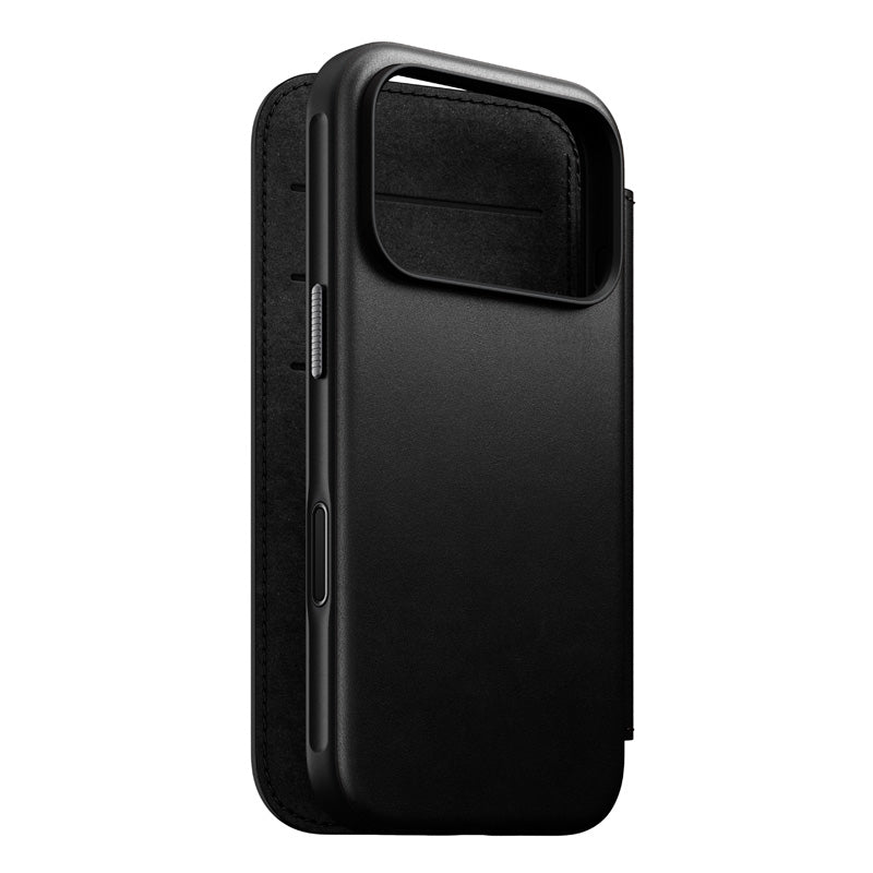 Modern Leather Folio iPhone 18 Pro Preto