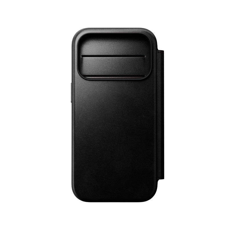 Folio de Couro Modern Horween iPhone 18 Pro / 17 Pro Preto