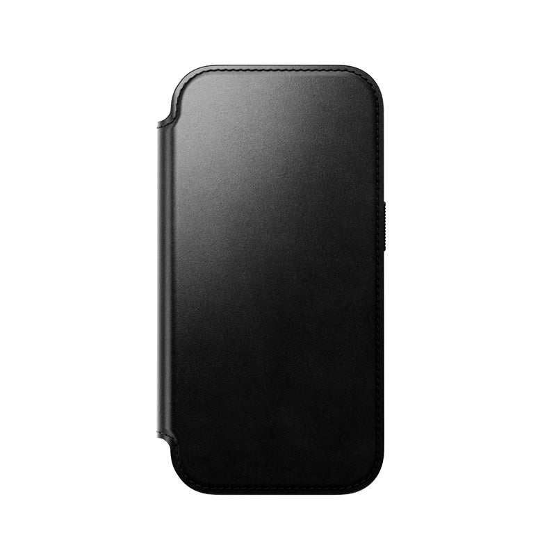 Folio de Couro Modern Horween iPhone 18 Pro / 17 Pro Preto