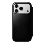 Folio de Couro Modern Horween iPhone 18 Pro / 17 Pro Preto