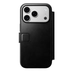 Folio de Couro Modern Horween iPhone 18 Pro / 17 Pro Preto