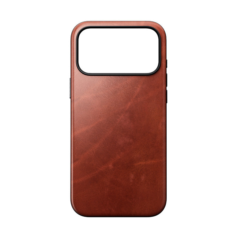 Capa Modern Horween de couro iPhone 18 Pro Max / 17 Pro Max Olde Dublin