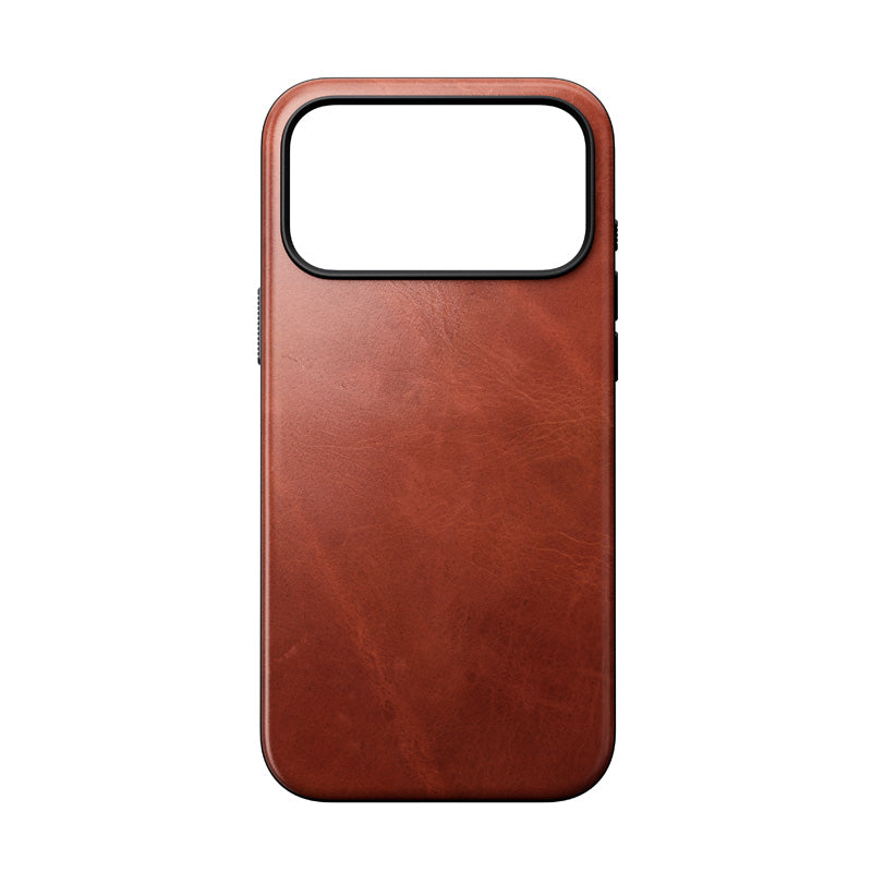 Capa Modern Horween de couro iPhone 18 Pro Max / 17 Pro Max Olde Dublin