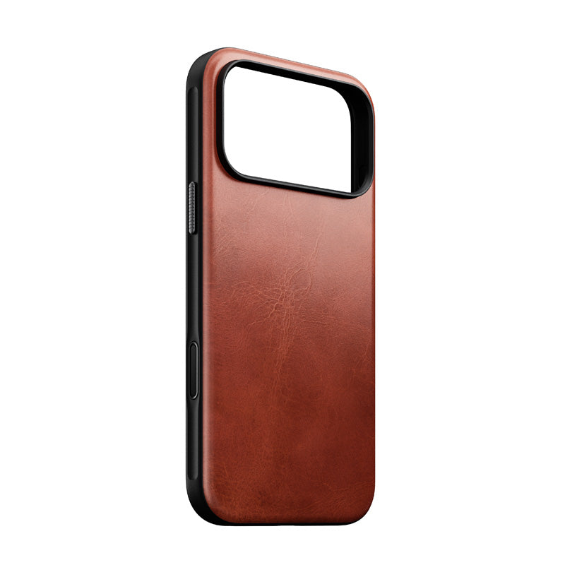 Capa Modern Horween de couro iPhone 18 Pro Max / 17 Pro Max Olde Dublin