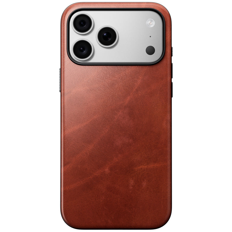 Capa Modern Horween de couro iPhone 18 Pro Max / 17 Pro Max Olde Dublin