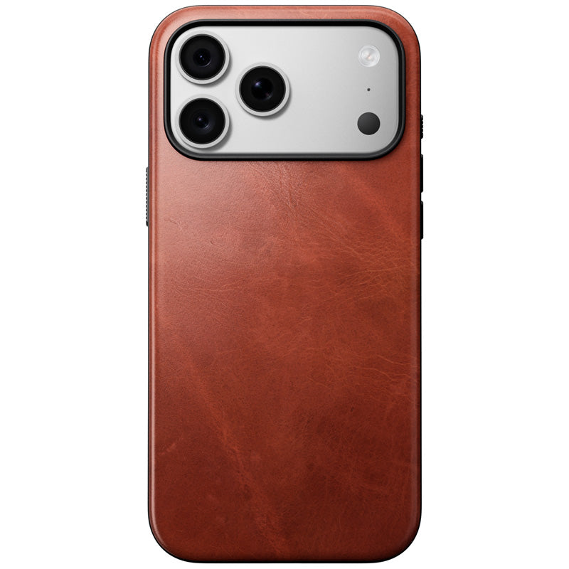 Capa Modern Horween de couro iPhone 18 Pro Max / 17 Pro Max Olde Dublin