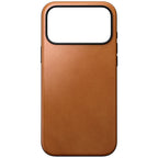 Capa de couro Modern iPhone 18 Pro Max English Tan