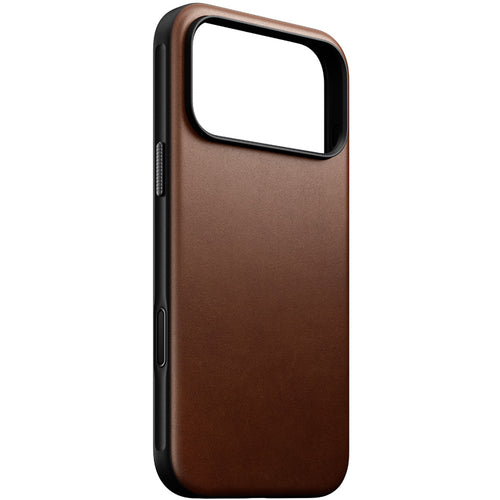 Capa Modern de couro iPhone 18 Pro Max / 17 Pro Max Rustic Brown