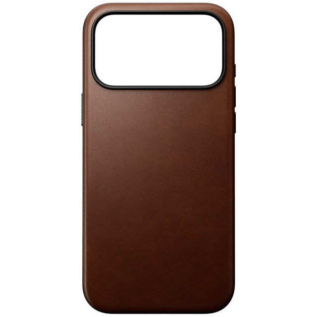 Capa Modern de couro iPhone 18 Pro Max / 17 Pro Max Rustic Brown