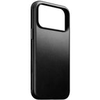 Capa Modern Horween em couro iPhone 18 Pro Max Preto