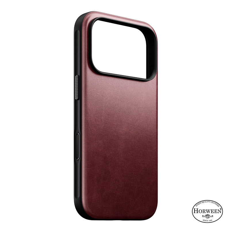 Capa de Couro Horween Modern 18 Pro Burgundy