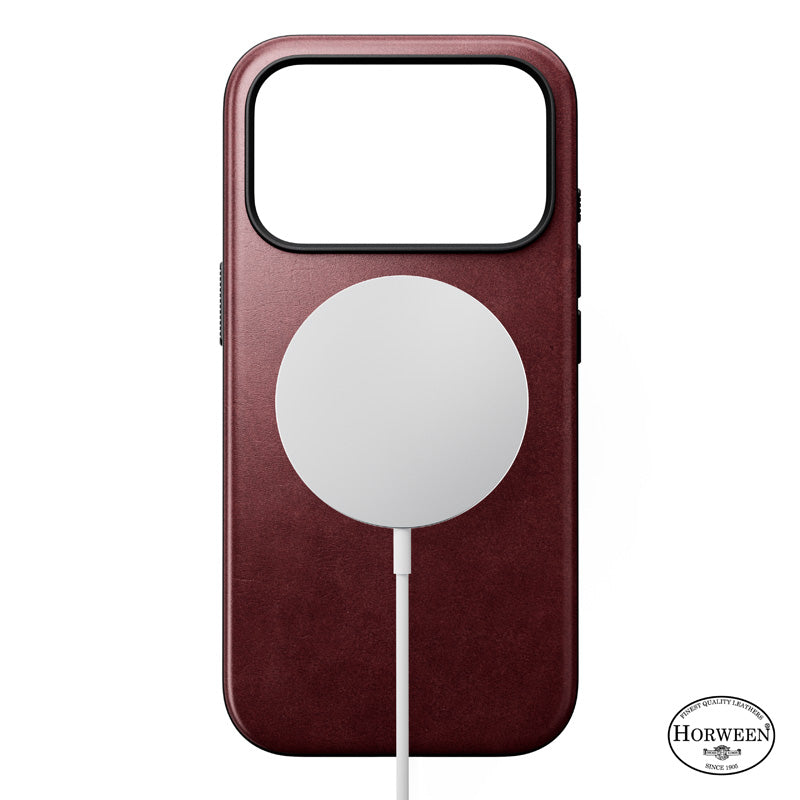 Capa de Couro Horween Modern 18 Pro Burgundy