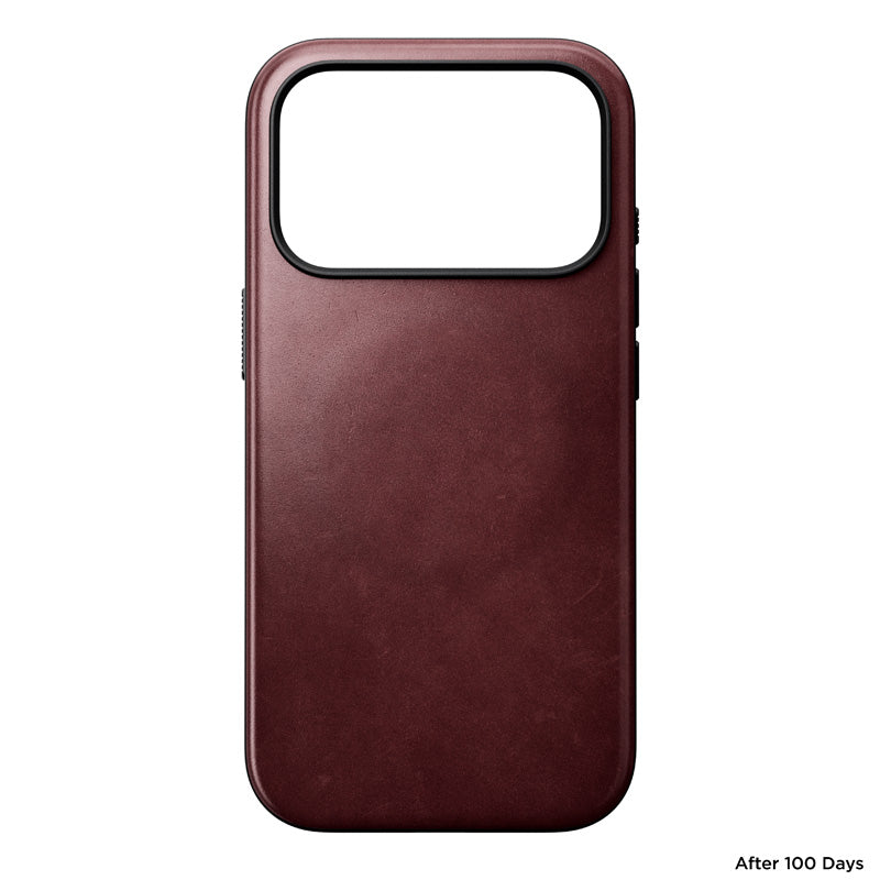 Capa de Couro Horween Modern 18 Pro Burgundy