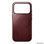 Capa de Couro Horween Modern 18 Pro Burgundy