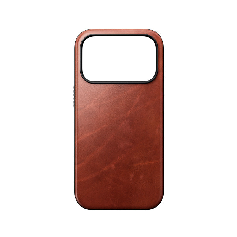 Capa Modern Horween de couro para iPhone 18 Pro / iPhone 17 Pro Olde Dublin