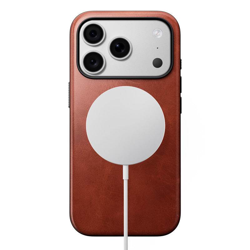 Capa Modern Horween de couro para iPhone 18 Pro / iPhone 17 Pro Olde Dublin