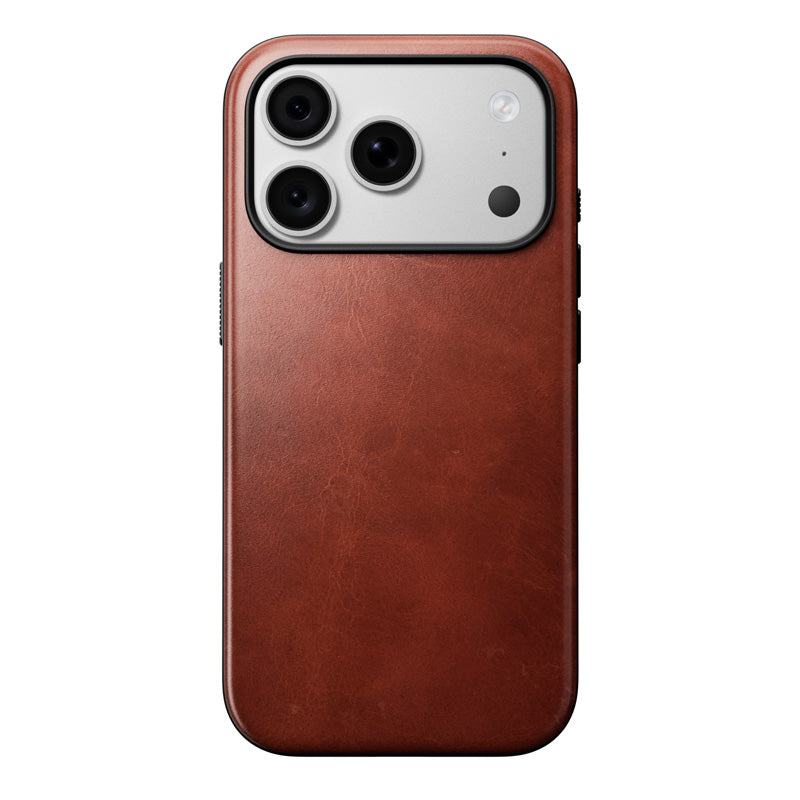 Capa Modern Horween de couro para iPhone 18 Pro / iPhone 17 Pro Olde Dublin