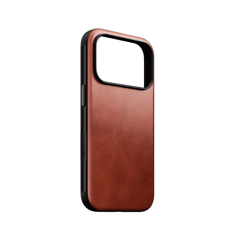 Capa Modern Horween de couro para iPhone 18 Pro / iPhone 17 Pro Olde Dublin