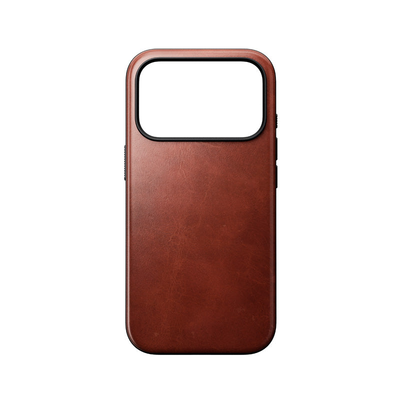 Capa Modern Horween de couro para iPhone 18 Pro / iPhone 17 Pro Olde Dublin