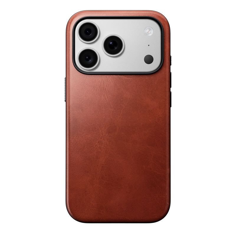 Capa Modern Horween de couro para iPhone 18 Pro / iPhone 17 Pro Olde Dublin