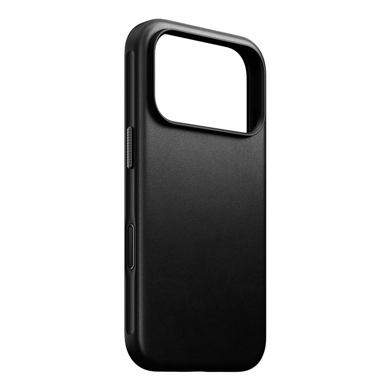 Capa Modern de couro iPhone 18 Pro Preto