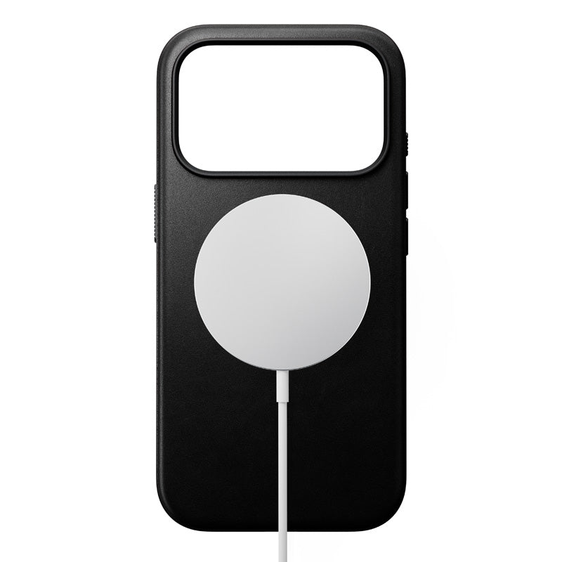 Capa Modern de couro iPhone 18 Pro Preto