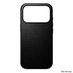 Capa Modern de couro iPhone 18 Pro Preto
