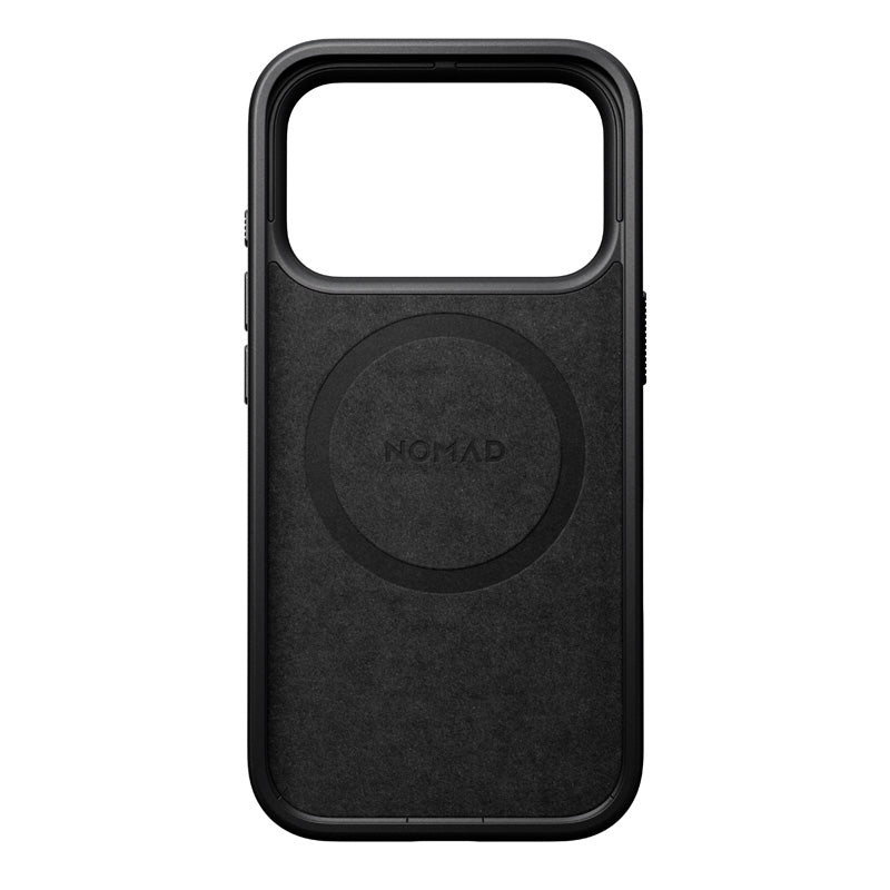 Capa Modern de couro iPhone 18 Pro Preto